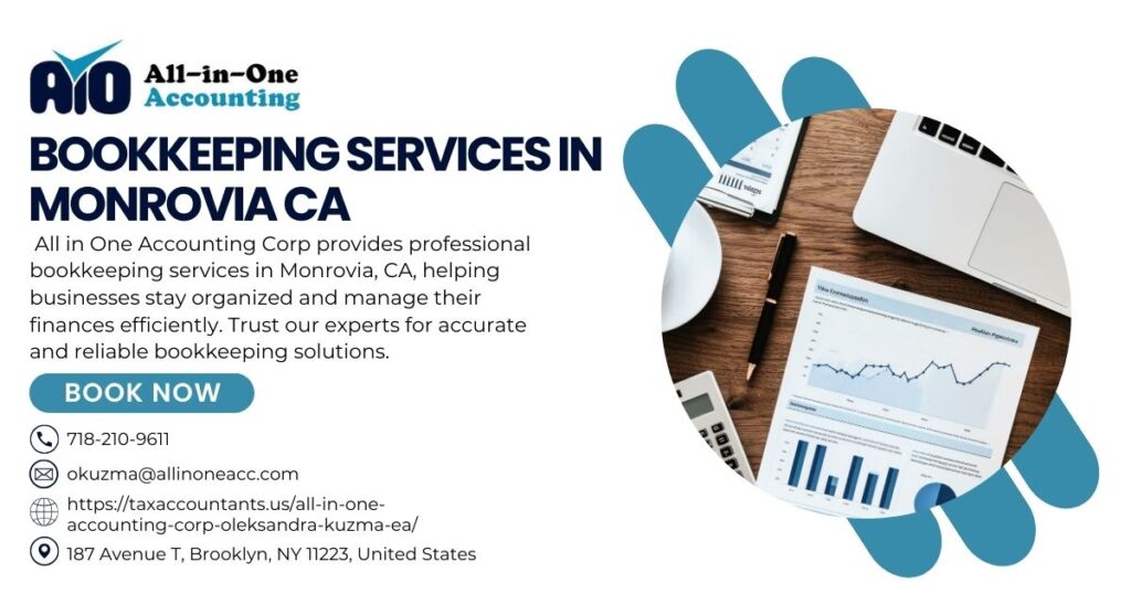 bookkeeping services in Monrovia CA