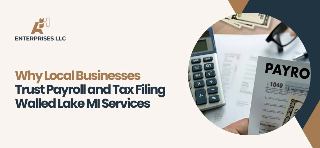 Payroll and tax filing Walled Lake, MI