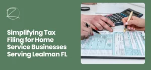home service business tax filing