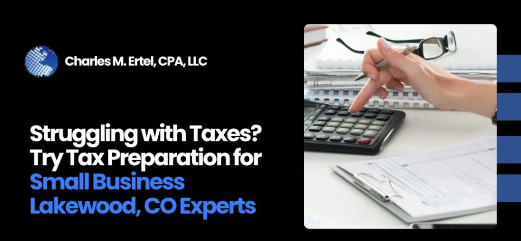 Tax Preparation for Small Business Lakewood, CO